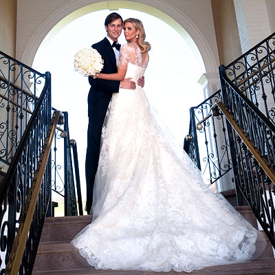 Ivanka Trup wedding dress by Vera Wang Photo by Brian Marcus Fred Marcus
