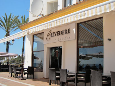 pizzeria belvedere puerto banus marbella spain costa del sol
