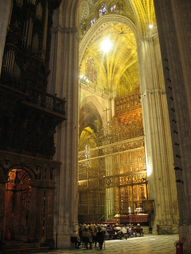 Inside Cathedral Seville Spain