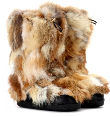 Chloe fur trimmed winter boots