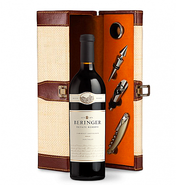 Beringer Private Reserve Cabernet Sauvignon 2009 Wine Steward Luxury Caddy Valentine's gift for men