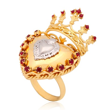 valentines gifts for her DOLCE & GABBANA sacred heart ring