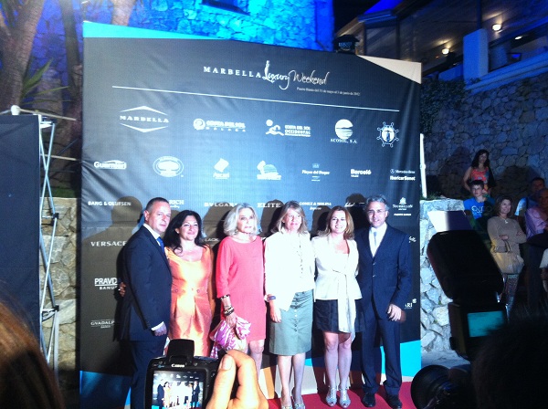 marbella luxury weekend mayoress and other VIP guests on the red carpet