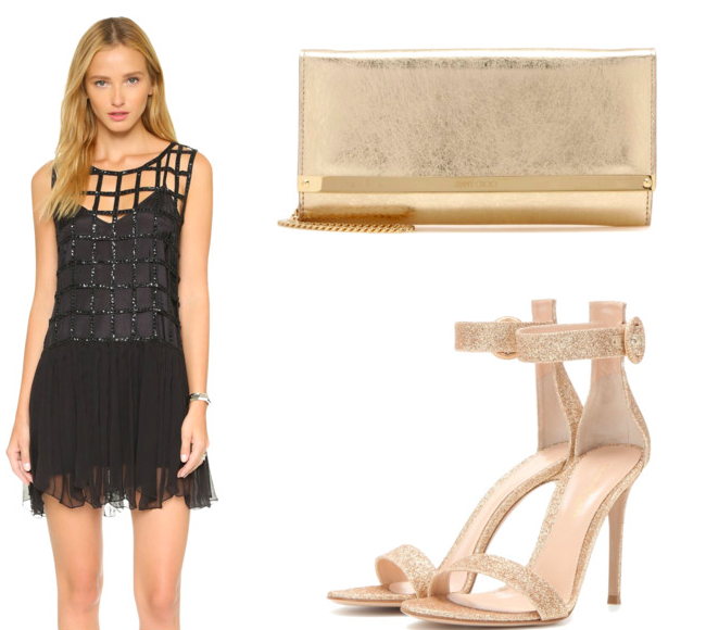 Great Gatsby party outfit ideas sequinned cocktail dress