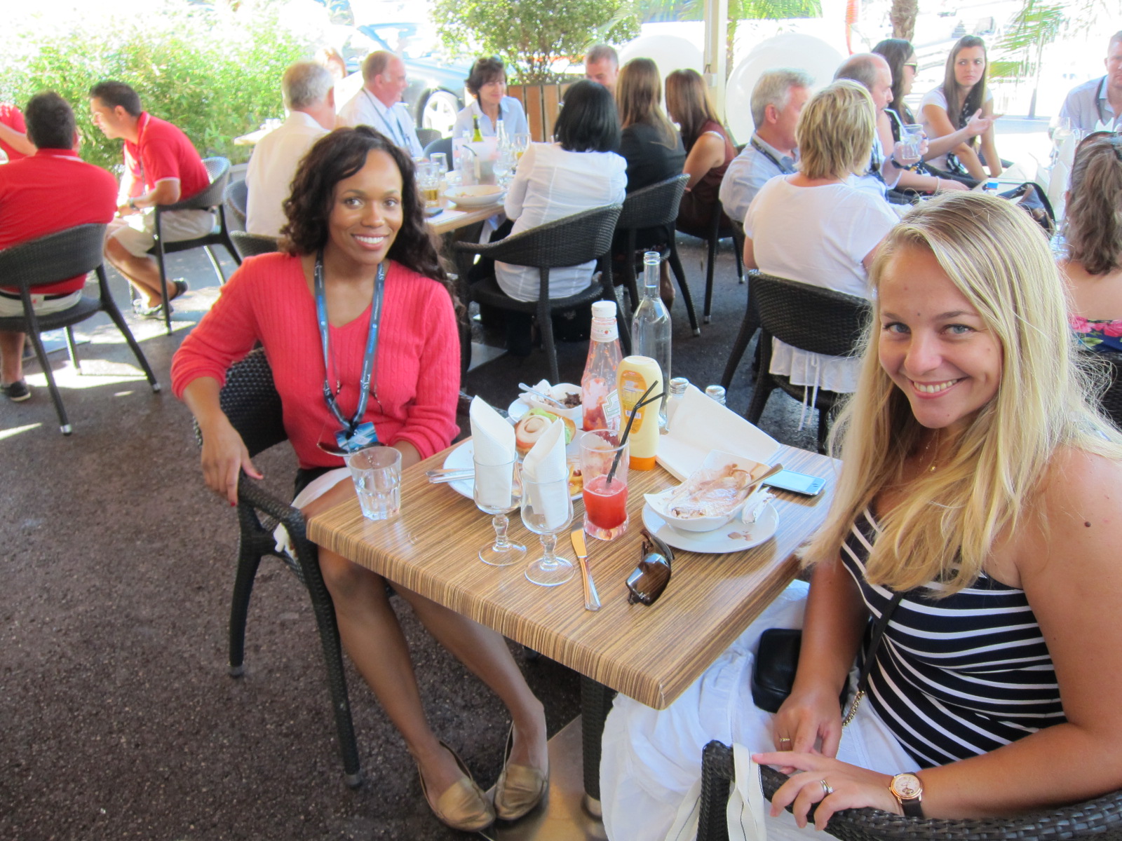 meeting with Alexa at Stars & Bars during Monaco Yacht Show