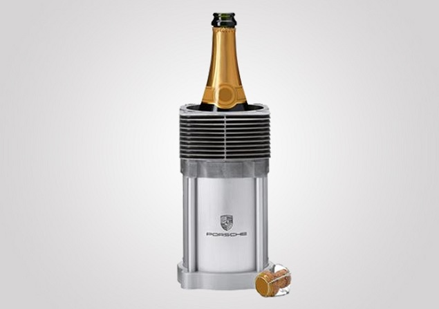 porsche engine cooler for wine and champagne