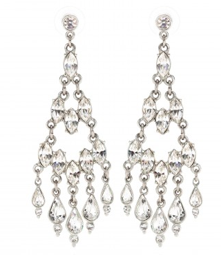 Peacock crystal-embellished earrings by Ben Amun jewellery gift idea for women