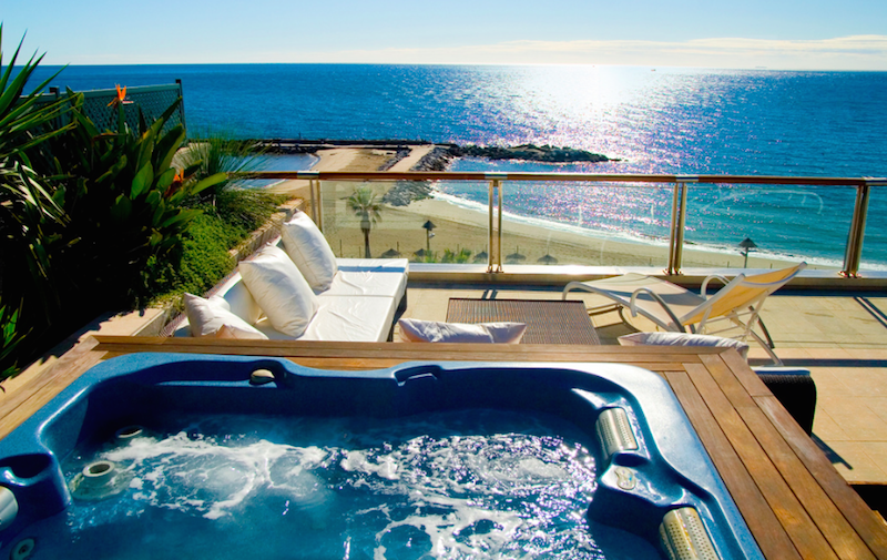 Guadalpin banus hotel in Marbella with sea view room