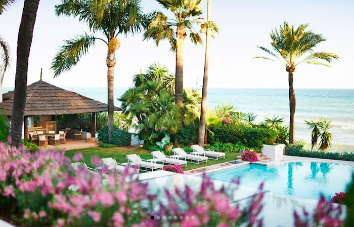 Marbella Club hotel luxury stay on the beach on the Costa del Sol in Spain