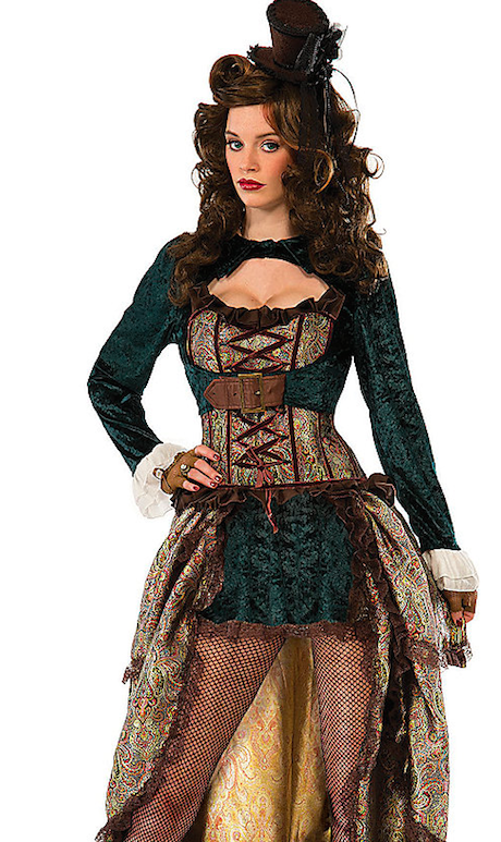 Madame steampunk luxury halloween costume idea for women 