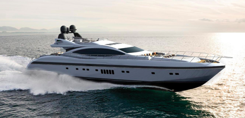 Mangusta 132 yacht at Monaco Yacht Show 2015