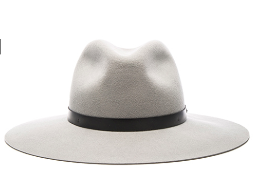 Fedora hat with wide brim by rag & bone