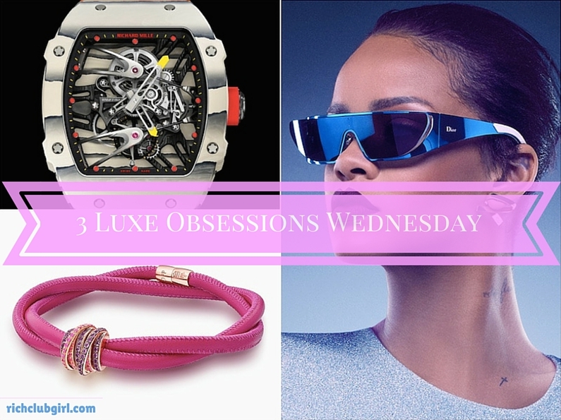 Rihanna for Dior sunglasses, Richard Mille watch for Nadal and  De Grisogono bracelet